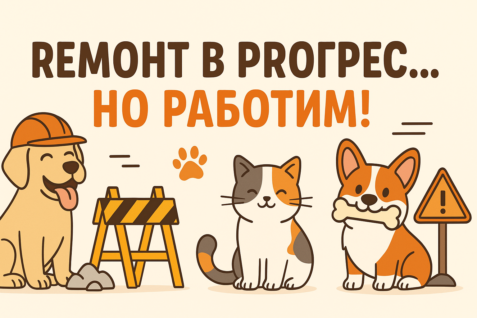 Ремонт, ама работим